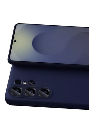 Newface Samsung Galaxy S26 Ultra Nano içi Kadife Silikon - Lacivert