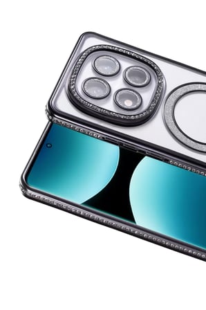 Newface Xiaomi Redmi Note 15 Pro Plus 5G Joke Simli Magneticsafe Kılıf - Siyah