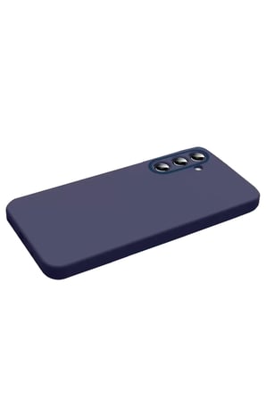 Newface Samsung Galaxy S26 Nano içi Kadife Silikon - Lacivert