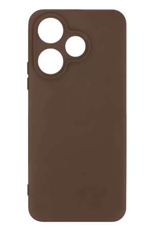 Newface Xiaomi Redmi 13 4G Kılıf First Silikon - Kahverengi