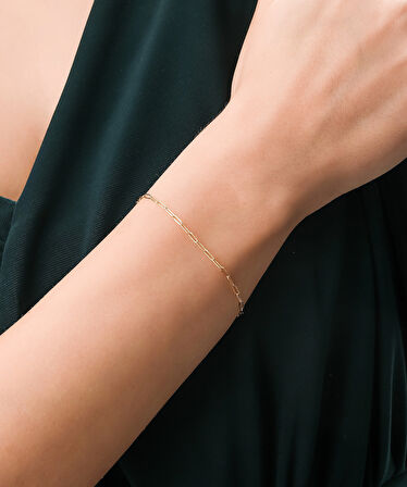  14 Ayar Altın Ataç Bileklik