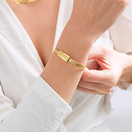 14 Ayar Altın Trabzon Hasır Bileklik