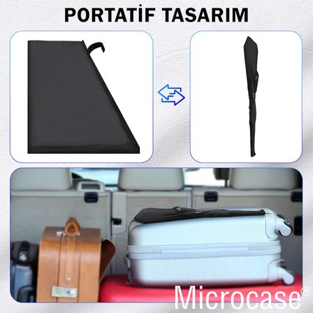 Microcase Elektrikli Araçlar için Şarj Soket Yağmurluk Yağmur Toz Koruma Brandası Gümüş AL5424