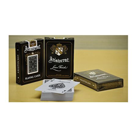 Bicycle Aristocrat 727 Bank Note Cards Black Siyah Oyun Kağıdı iskambil Kartları