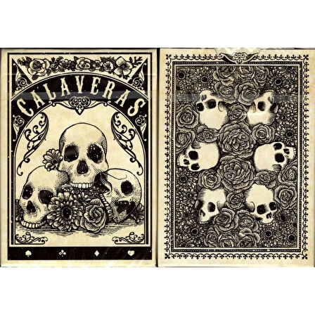 Bicycle Calaveras v2 Premium Oyun Kağıdı iskambil Kartları Destesi