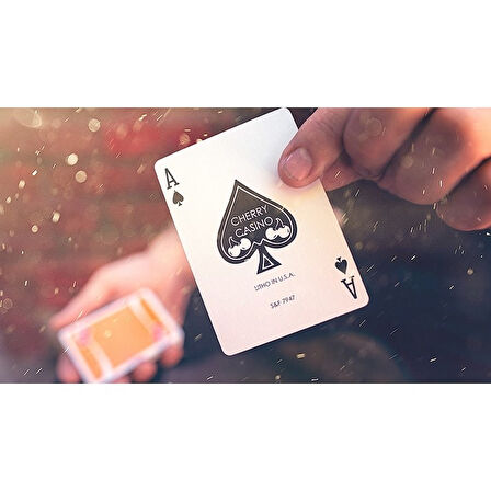 Bicycle Cherry Casino Summerlin Sunset (Orange) Premium Oyun Kağıdı iskambil Kartları Destesi