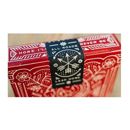 Bicycle Drifters Red Oyun Kağıdı Limited Edition USPCC Koleksiyonluk iskambil Kartları Destesi