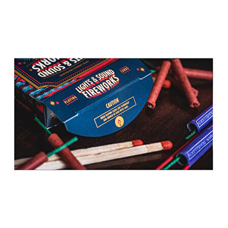 Bicycle Fireworks Premium Oyun Kağıdı Koleksiyonluk iskambil Kartları Destesi