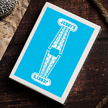 Bicycle Bee Jerry's Nugget (Icey Blue) Marked Monotone Oyun Kağıdı Limited Edition Koleksiyonluk isk
