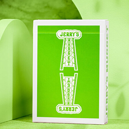 Bicycle Bee Jerry's Nugget (Metallic Green) Marked Monotone Oyun Kağıdı iskambil Kartları