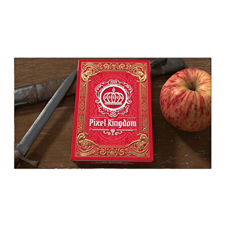 Bicycle Bee Pixel Kingdom (Red Edition) Premium Oyun Kağıdı Koleksiyonluk iskambil Kartları