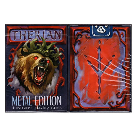 Bicycle Therian Metal Oyun Kağıdı Limited Edition USPCC Koleksiyonluk iskambil Kartları Destesi