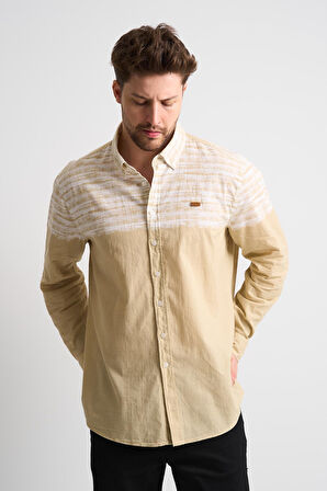 U.S POLO Desenli Uzun Kollu Erkek Gömlek