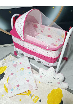 45x85 Portatif Sallanabilir Anne Yanı Beşik ve Bebek Uyku Seti (Birlikte)