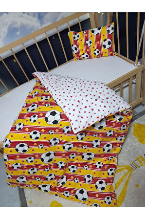 5 Parça 90x130 Bebek Uyku Seti - Yorgan Yastık Çarşaf Takımı