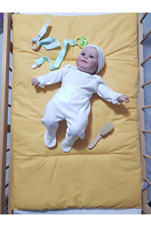 Portatif Beşiklere Uygun 5 Parça Uyku Seti %100 Pamuk Anne Yanı Beşik ve Sepet Beşik İçin