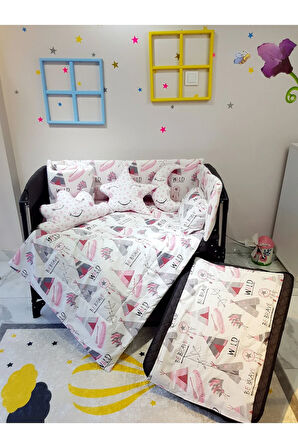 70x110 Bebek Uyku Seti - Cibinliksiz - Çadır Desenli (PARK BEŞİK HARİÇ)