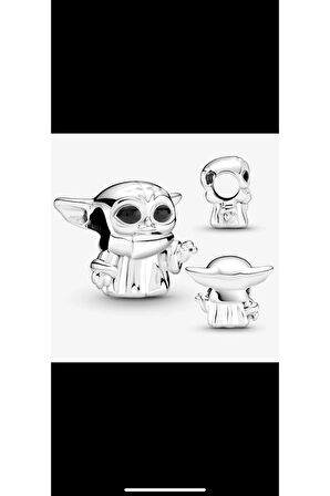 Usta Yoda Star Wars Charm 925 Ayar Gümüş
