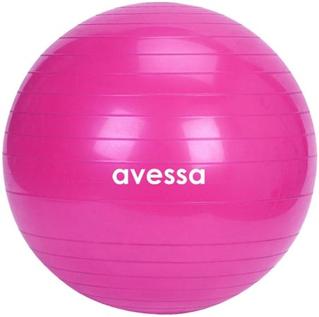 Özel Seri Hareket Esneme Kondisyoner BPT-55 Pink 55 cm Plates Topu Poşet Ambalaj Pembe