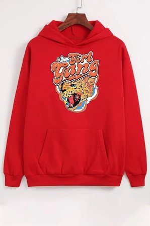 Gril Gang Baskılı Sweatshirt