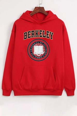 Unisex Berkeley Baskılı Sweatshirt