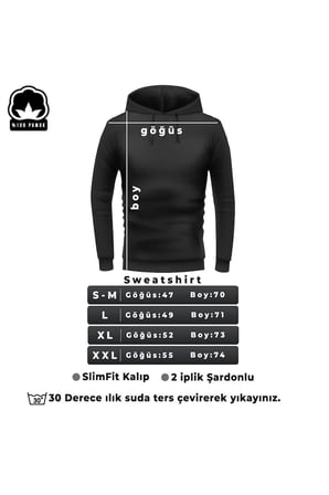 Unisex Moon Phases Baskılı Sweatshirt