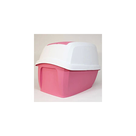 Imac Maddy Junior Üstü Açılır Kapalı Kedi Tuvaleti Pembe 57X43X41 cm