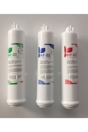 Hf Çift Çubuklu Filitre - 3lü Kapalı Kasa Arıtma Filitresi Quick Bağlantı