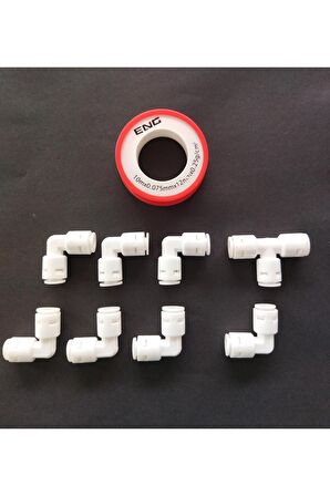 Su Arıtma Cihazı Filitresi Bağlantı Dirsek Seti - Quick Sistem