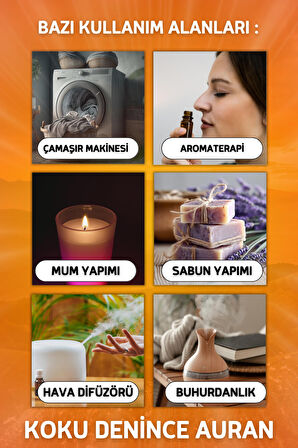 Amber Esansiyel Uçucu Koku Yağı Buhurdanlık Yağı Difüzör Esansı Hobi Esans Ortam Oda Kokusu 100ml
