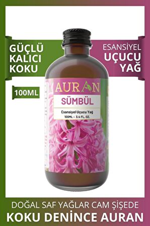 Sümbül Saf Esansiyel Uçucu Yağ Buhurdanlık Yağ Difüzör Esansı Aromaterapi Ortam Küre Koku Yağı100ml