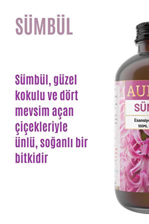 Sümbül Saf Esansiyel Uçucu Yağ Buhurdanlık Yağ Difüzör Esansı Aromaterapi Ortam Küre Koku Yağı100ml