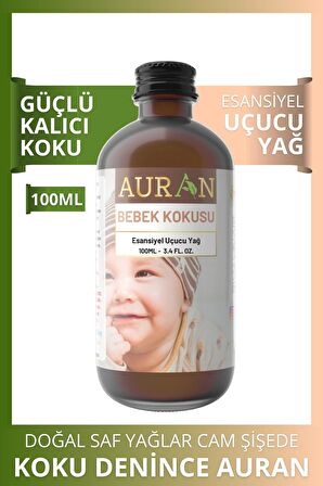Bebek Kokusu Esansiyel Uçucu Koku Yağı Buhurdanlık Yağı Difüzör Esansı Hobi Esans Ortam Oda 100ml