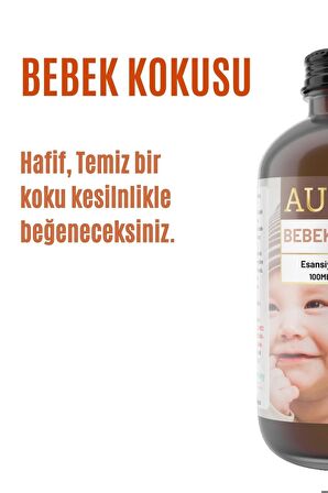 Bebek Kokusu Esansiyel Uçucu Koku Yağı Buhurdanlık Yağı Difüzör Esansı Hobi Esans Ortam Oda 100ml