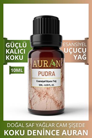 Pudra Esansiyel Uçucu Koku Yağı Buhurdanlık Yağı Difüzör Esansı Hobi Esans Ortam Oda Kokusu 10ml