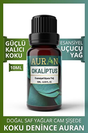 Okaliptus Esansiyel Uçucu Koku Yağı Buhurdanlık Yağı Difüzör Esansı Hobi Esans Ortam Oda Kokusu 10ml