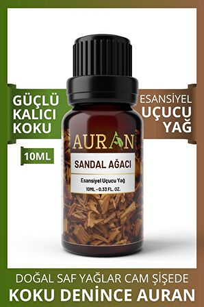 Sandal Ağacı Esansiyel Uçucu Koku Yağı Buhurdanlık Yağı Difüzör Esansı Hobi Esans Ortam Oda 10ml