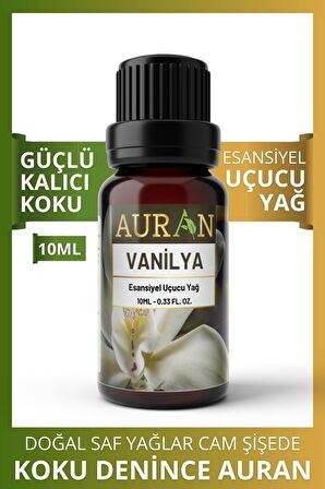 Vanilya Esansiyel Uçucu Koku Yağı Buhurdanlık Yağı Difüzör Esansı Hobi Esans Ortam Oda Kokusu 10ml