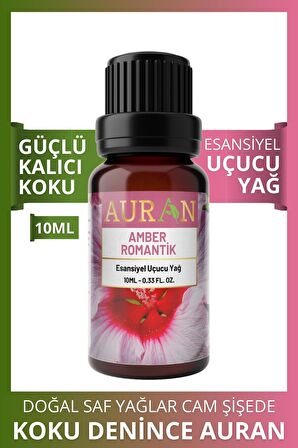 Amber Romantik Esansiyel Uçucu Koku Yağı Buhurdanlık Yağı Difüzör Esansı Hobi Esans Ortam Oda 10ml