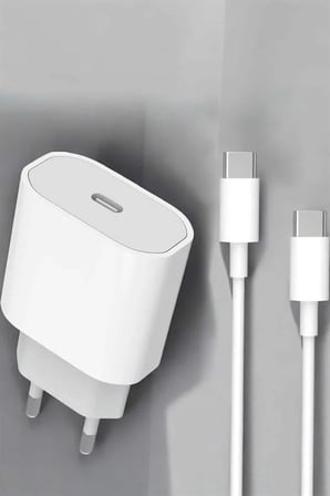 Güç Adaptörü ve Kablosu Şarj Aleti 15/15 Pro Max Uyumlu Hızlı Şarj