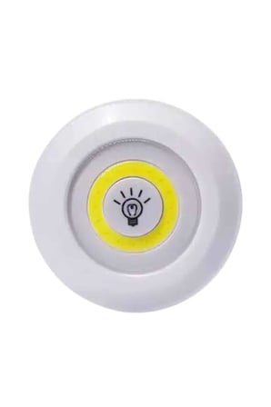 Led Lamba 3'lü Uzaktan Kumandalı Yapışkanlı -