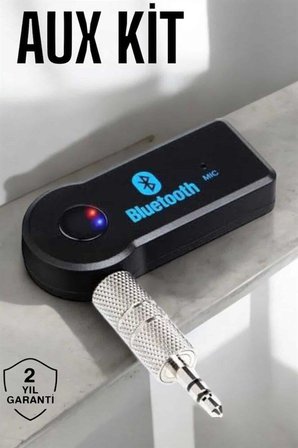 Bluetooth Araç Kiti Bt 350 Aux Çıkışlı Tüm Araçlara Uyumlu -