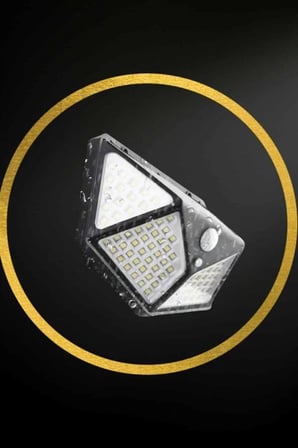 Solar Sensörlü Duvar Lambası Bahçe Lambası Parlak Beyaz İşık Suya Dayanıklı