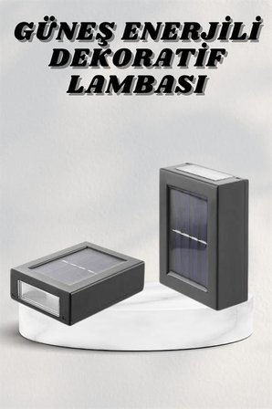 Bahçe Aydınlatması Solar Güneş Enerjili Dekoratik Led İşıklı Lamba -