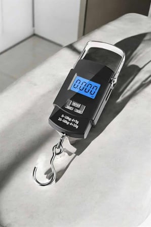 Ağırlık Ölçer 50 Kg El Terazisi El Kantarı Pilli Led Ekran -