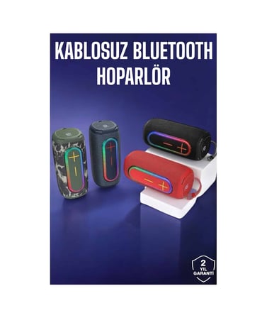 Kablosuz Bluetooth Hoparlör Taşınabilir Çok Renkli