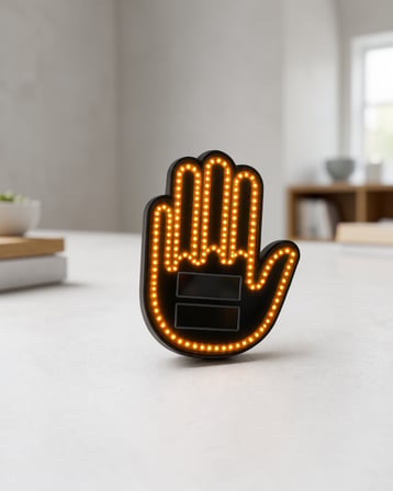 Uzaktan Kumandalı El Simgesi Işık UUCZGESTURE2-1-1