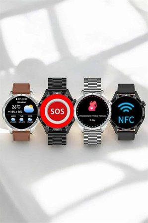Akıllı Saat Bildirim Görme Sesli Görüşme Çoklu Kordon GPS Takibi -