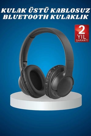 Kulak Üstü Kablosuz Bluetooth Kulaklık Yüksek Ses Kaliteli ANC Özelliği -