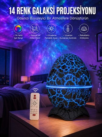 Yumurta Şeklinde Su Dalgalı Bluetooth Speaker Lamba Renkli Şarjlı Yeni Nesil -